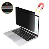 AISCPRO Magnetic Privacy Screen Protector【Webcam Cover Slide】Anti-Spy Filter Fit MacBook Pro 15 Inch Laptop 2016/2017/2018 Version: A1707 & A1990 Model