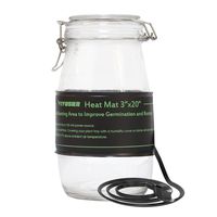 VIVOSUN Durable Waterproof Seedling Heat Mat Warm Hydroponic Heating Pad 3'' x 20" for Kombucha Tea & Beer Brewing, Fermentation, Seedlings & Plant Germination