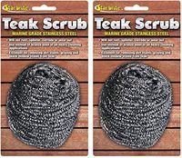 Star Brite Teak Scrub, Stainless Steel Marine Grade (088450) (Twо Pаck)