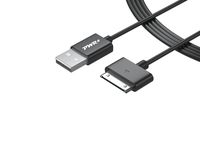 Pwr+ 6.5 Ft USB to 30 Pin Cable for Samsung Galaxy Tab, Tab 2 7.0, 7.7, 8.9, 10.1 GT-P5113 SGH-I497 SCH-I915 GT-P3113 GT-P3100 SCH-I705 GT-P7510 SGH-I957 SCH-I800, 7 Plus GT-P6210; Note GT-N8013 N8000
