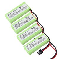 4 Pack 800mAh Cordless Telephone Replacement Battery for Uniden BT-1008 Compatible for Interstate Batteries ATEL0031 TEL0031, Lenmar CBBT1008 CB-BT1008, Uniden BT-1008 BT-1008S