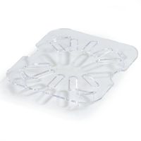 Carlisle 3068907 StorPlus Sixth Size Polycarbonate Drain Shelf, Clear