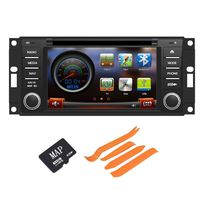 COROTC Wince 6.0 Car CD DVD Player GPS Navigation for Jeep Sebring Grand Cherokee Compass Wrangler 2005-2007 Car Radio Stereo