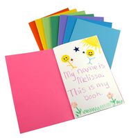 Hygloss Products Colorful Blank Books - Books for Journaling, Sketching, Writing & More - Great for Arts & Crafts - 10 Assorted Bright, Fun Colors - Pocket-Size - 4.25 x 5.5 Inches - 100 Pack
