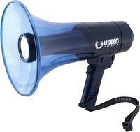 Vixen Horns Loud Waterproof Megaphone/Bullhorn/PA with Siren and Flashlight Navy VXM2390N