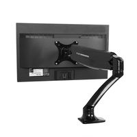 FLEXIMOUNTS M01 LCD arm Desk Monitor Mount for 10-27 inches Computer Monitor Deluxe w/Gas Spring arm,with Clamp or Grommet Desktop Support