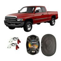 Compatible with Dodge Ram Truck 1500 1994-2001 Front Door Factory Replacement Harmony HA-R69 Speakers