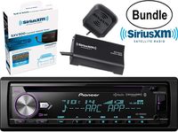 Pioneer DEH-X8800BHS CD Receiver with MIXTRAX, Bluetooth, HD Radio, Bluetooth Hands-Free Calling & Wireless Audio Streaming, Dual USB & SiriusXM SXV300V1 Tuner and Antenna (SiriusXM Value Bundle)