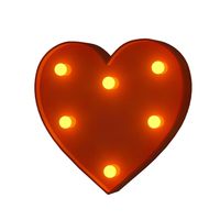 YOUZONE LED Marquee Letters LED Letter Lights Alphabet Light Number 0-9 Up Sign Decoration Letters A - Z Symbol & Heart