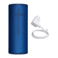Ultimate Ears Boom 3 Wireless Bluetooth Speaker (Lagoon Blue) with Fast Charging Wall Charger Bundle