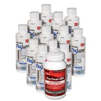 A/C Drain Pan & Drain Line Maintenance Kit, (12) 8 oz. Nu-Line Drain Cleaner (200) PT-200 PROTREAT ProTreat Tablets
