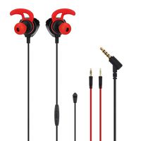 SIGNO 3.5MM AUX Sports Headphones Wired with Microphone, Sweatproof Earhook in Ear Headphones Noise Isolating Over Ear Earbuds for Running Workout Jogging Gym Exercise Earphones (EP-609)