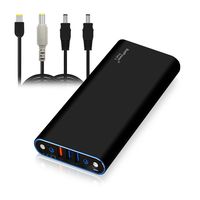 BatPower EX10L 148Wh Laptop Portable Charger Power Bank for Lenovo ThinkPad Carbon Ultrabook IdeaPad Helix Flex Yoga Notebook (Rectangle or Circular Connector) USB QC Charge for Tablet Smartphone