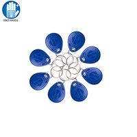 OBO Hands RFID Card Writable Rewrite 125KHZ EM4305 Tag Proximity Access Control Card and Keyfob for Door Lock System Home/Hotel ... (Blue)