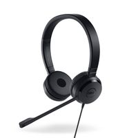 Dell 74J6M Pro Stereo USB Headset, UC350, Black