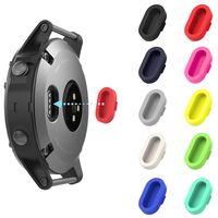 Veczom Dust Plug Compatible with Garmin Fenix 5/5S/5X/6/6S/6X/6 Pro/6S Pro/6X Pro/Vivoactive 3/4/4S/Venu/Forerunner 935, Silicone Charger Port Protector Anti Dust Plugs Caps (10 Pack)