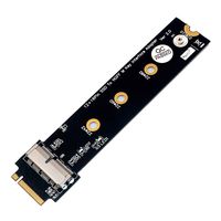 PCIe SSD to M.2 Key M Adapter Card for 2013 2014 2015 2016 2017 MacBook Air Pro Retina Hard Drive Converter to NGFF M2