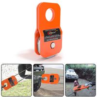 RUGCEL WINCH 4.8T Heavy Duty Recovery Winch Snatch Block,10500lb Capacity