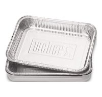 Weber 6415 Small 7-1/2-Inch-by-5-inch Aluminum Drip Pans, Set of 10