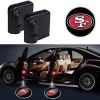 wesport Car Door Led Welcome Laser Projector Car Door Courtesy Light Suitable Fit for all brands of cars (San Francisco 49ers)