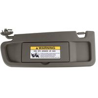 GOLDPAR Left Driver Side Sun Visor for Honda Civic 2006 2007 2008 Visor Assembly (Atlas Gray, Left Driver Side)