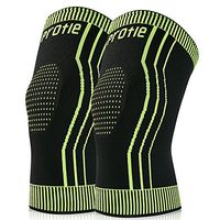Protle Knee Compression Brace Sleeve Support for Gym Workout, Jogging, Crossfit, Joint Pain Relief, Knee Injury, Arthritis, Tendonitis, MCL Tear, Sports, for Men and Women