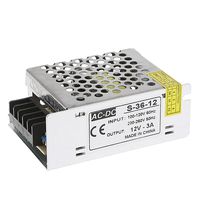LIYUDL AC 100-260V To DC 12V 3A 36W Switch Power Supply Driver,Power Transformer for LED Strip Light, LED display,communications,Radio,Computer Project