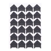 SOURBAN 24pcs Kraft Paper Photo Corner,Black