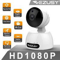 EZUSY 1080P Wireless Security Camera, HD WiFi Security Surveillance IP Camera Home Monitor with Plug/Play, Pan/Tilt Motion Detection Two-Way Audio & Night Vision