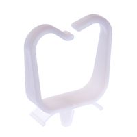 Panduit VWS106-C Optical Fiber Network Saddle, Push Barb, Nylon 6.6, 1.06" Bundle, Natural (100-Pack)