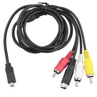 JJC Cable-15FS A/V Cable For Sony HDR-CX190 200 210 250 260 580V PJ260V 600V As VMC-15FS
