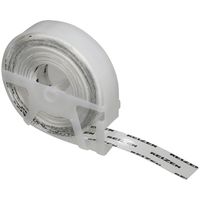 Reizen Clear Vinyl Labeling Tape - 3 Rolls .50 inch W x 144 inches