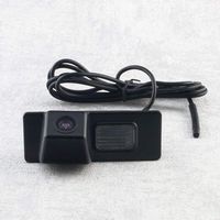 Misayaee Rear View Back Up Reverse Parking Camera in License Plate Lighting Night Version (NTSC) for Corvette Chevrolet Aveo Cruze Trailblazer Opel Mokka Cadillac CTS SRX