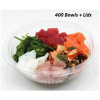 Clear Poke Bowls Medium (400 Pieces)