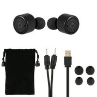 Walmeck Wireless BT Headphone X1T True Stereo Sport Headset with Mic for Running Gym Exercise Business