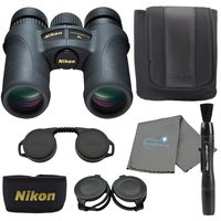 Nikon 7579 Monarch 7 8x30 Binoculars, Black Bundle with Nikon Lens Pen and Lumintrail Cleaning Cloth