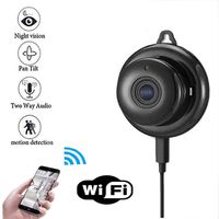 HWUKONG Hidden Camera, Wireless Mini WiFi IP Camera HD 1080P Smart Home Security Camera Night Vision, Indoor and Outdoor Hidden IP Security