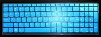 BingoBuy US Layout Keyboard Protector Skin Cover for Lenovo Flex 4 (15"), Ideapad 510 (15"), 310 (15"), 110 (15"), 110 (17") with BingoBuy Card Case for Credit ID Card (Blue)
