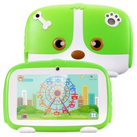 Excelvan Q738 Kids Tablets, 7inch Kids Android Tablets for Kids, 1G+16G Android 9.0 Kids Tablets, GMS Certified with WiFi Parental Control, Bionic Desin (Green)