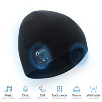 Bluetooth Beanie Hat BCELIFE Wireless 4.0 Hands-Free Knit Music Cap with HD Stereo Speaker Headphone Mic Rechargeable USB for Winter Fitness Outdoor Sports &Christmas Gifts(Black)