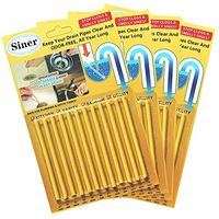 Siner Drain Cleaner Sticks, Sink Deodorizer As Seen On TV, Sink Freshener Cleaner Sticks to Keep Odor Free for Bathroom, Kitchen, Toilet, Shower drain (Lemon, 48 Pcs)