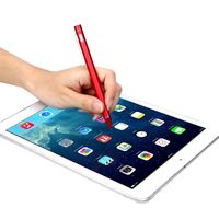 GBSELL Screen Touch Pen Stylus With USB Charging Wire For Apple iPad 2 3 4 mini Pro & Air (Red)