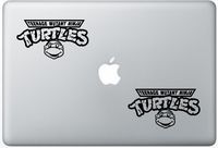 Tmnt Teenage Mutant Ninja Turtles FlashDecals1368 Set Of Two (2x) , Decal , Sticker , Laptop , Ipad , Car , Truck