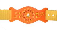 SunFriend Personal UV Monitor, Citrus Orange