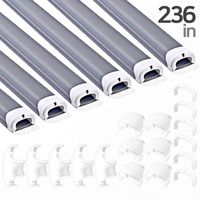 236 Inch Soft PVC Cord Raceway Kit, Declu - Cable Deco Plus, Flexible Channel for Easy Cutting and Install, On-Wall Organizer to Cover and Hide Tv Wire (Large, Dark-Gray Tube (White Connector))