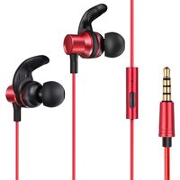 LETSCOM Wired Headphones, Crystal Clear Sound in-Ear Earbuds with Microphone, Lightweight 3.5mm Headphones Compatible with All 3.5 mm Interface Cellphones and MP3 MP4 Players