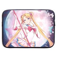 Laptop Sleeve Case Sailor Moon with Butterfly Water-Resistant Neoprene Notebook Computer Pocket for 13-15 Inch MacBook Pro/MacBook Air/Notebook Computer