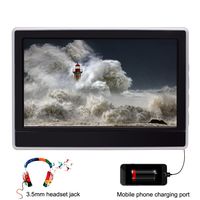 Dual 11.6 Inch Auto Monitor Car Headrest DVD Player LCD Screen with USB IR FM Transmitter Support USB/SD Included Remote Control