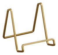 Tripar 4" Metal Gold Square Wire Stand/Platter Stand/ Easel Display