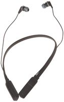 Skullcandy Ink'd Bluetooth Wireless Earbuds with Microphone, Noise Isolating Supreme Sound, 8-Hour Rechargeable Battery, Lightweight with Flexible Collar, Black (Certified Refurbished)
